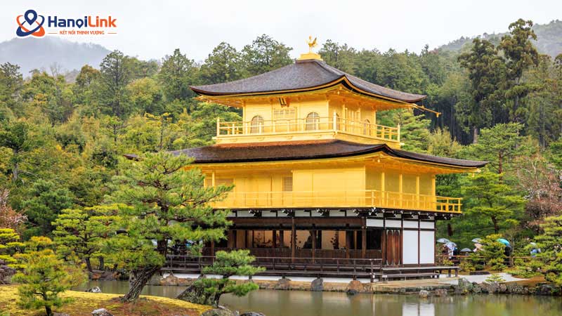 Chùa Kinkakuji - Ngôi chùa phủ vàng ở Kyoto
