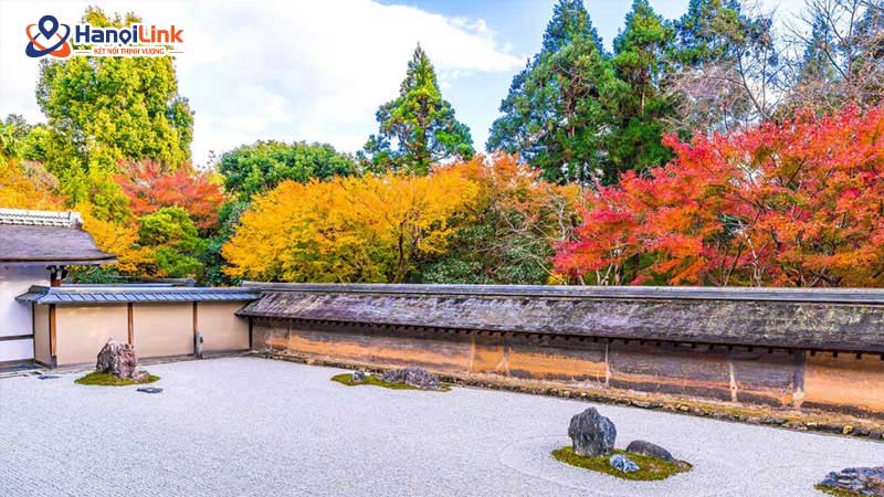 Chùa Ryoanji và khu vườn Zen nổi tiếng - đền chùa nhât bản