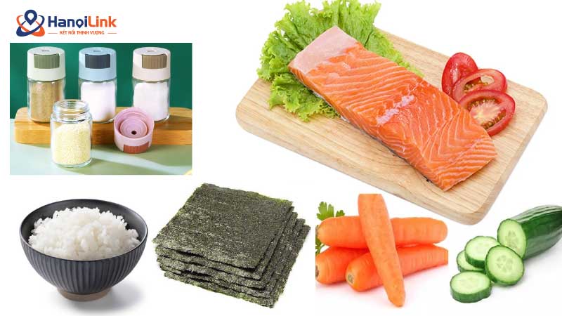 Nguyên liệu làm sushi