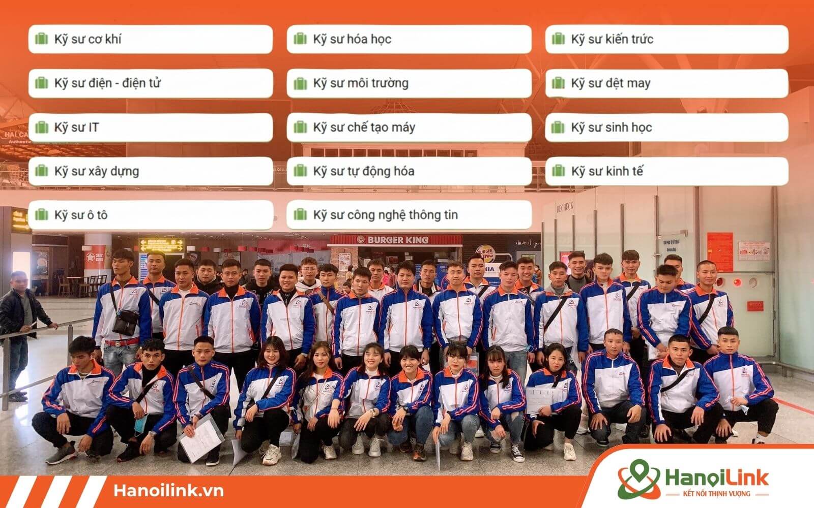 Đi Nhật theo diện Kỹ sư bao gồm những ngành nào?