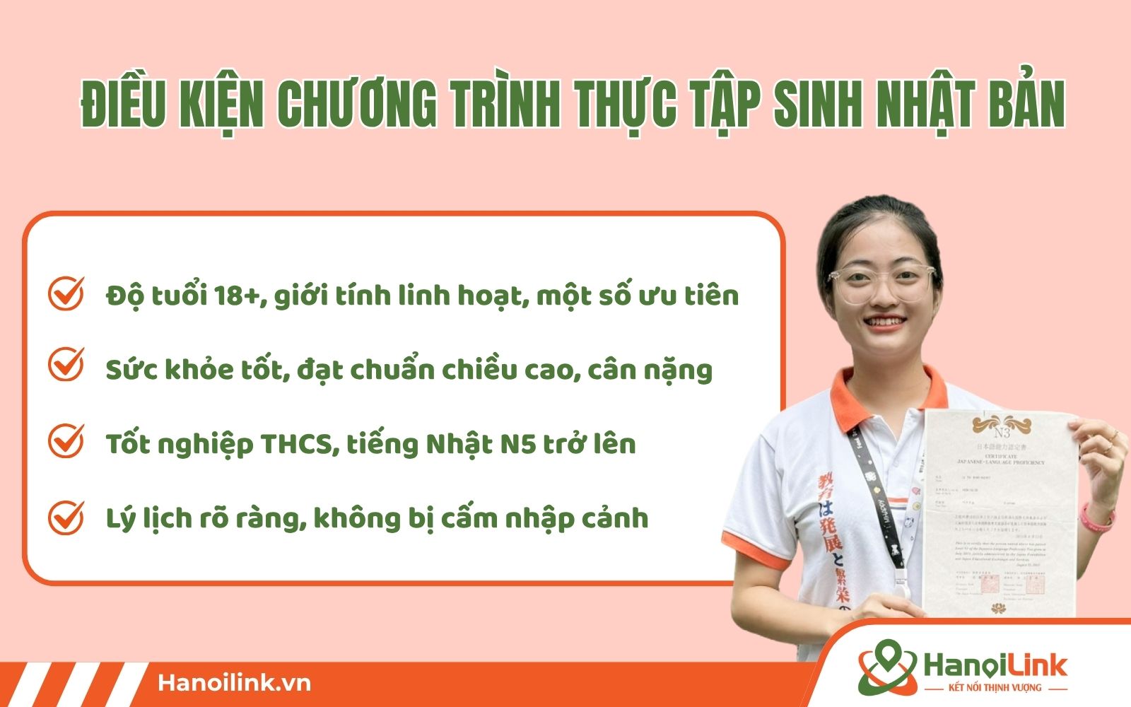 Điều kiện tham gia chương trình thực tập sinh Nhật Bản cập nhật mới nhất