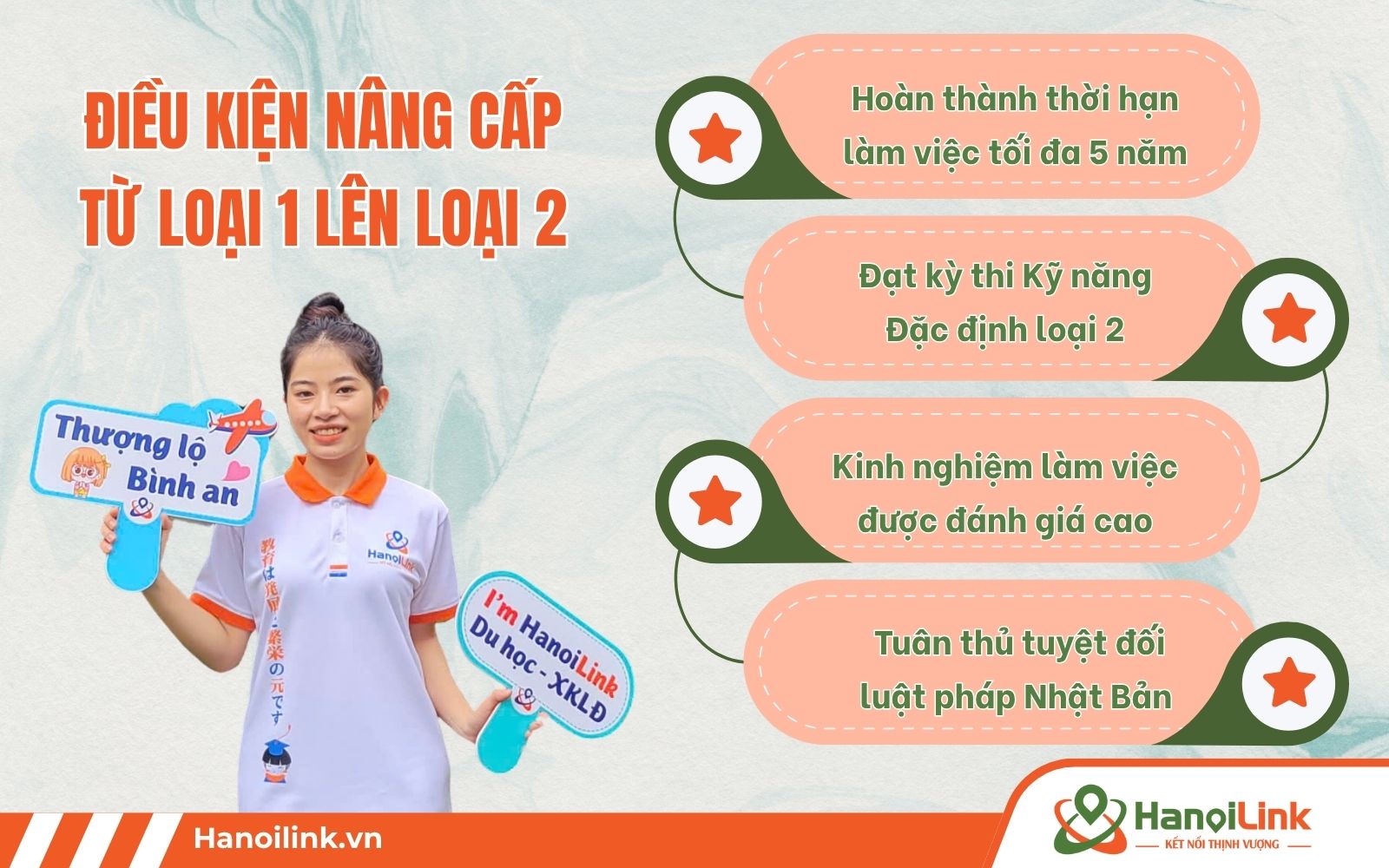 Điều kiện nâng cấp visa đặc định Tokutei Ginou 1 lên 2