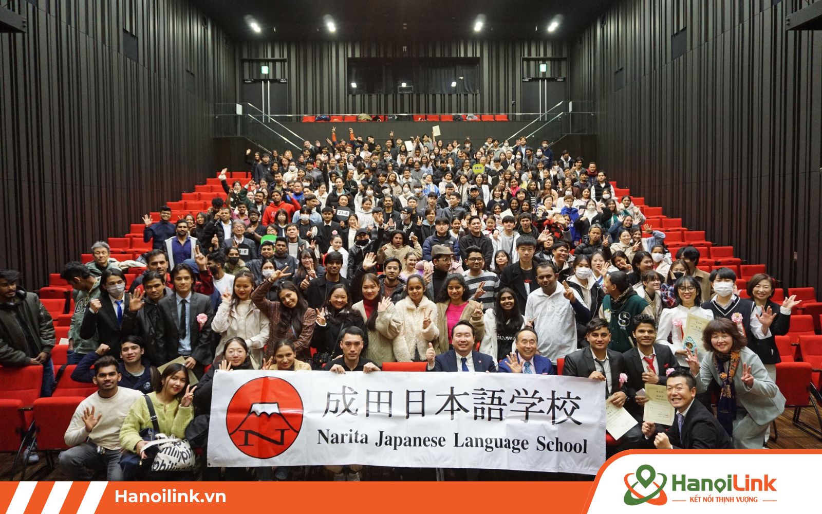 Các du học sinh đang học tại trường Nhật ngữ Narita