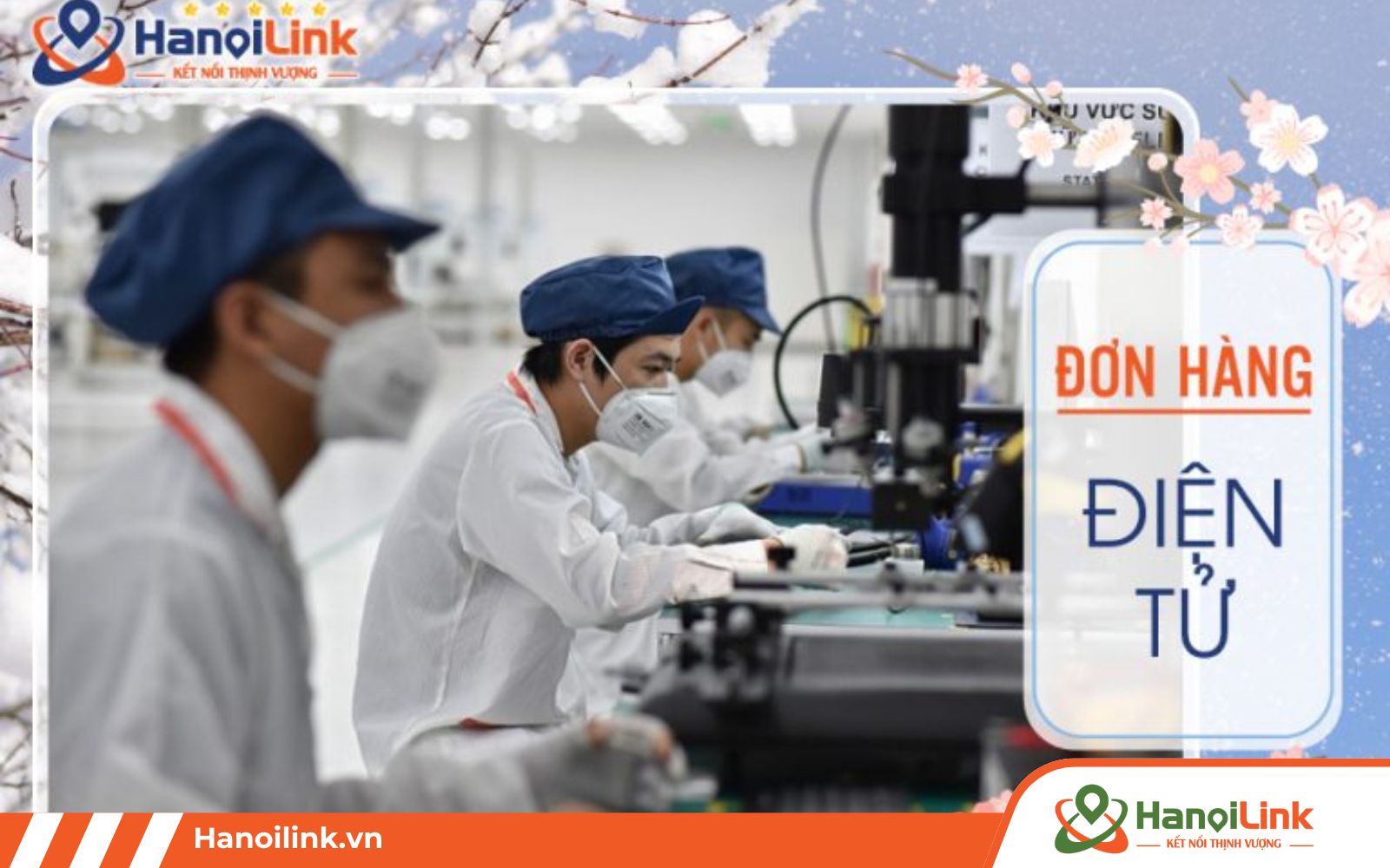 Học viên gia công, lắp ráp các linh kiện điện tử khi đi đơn hàng thực tập sinh Nhật Bản