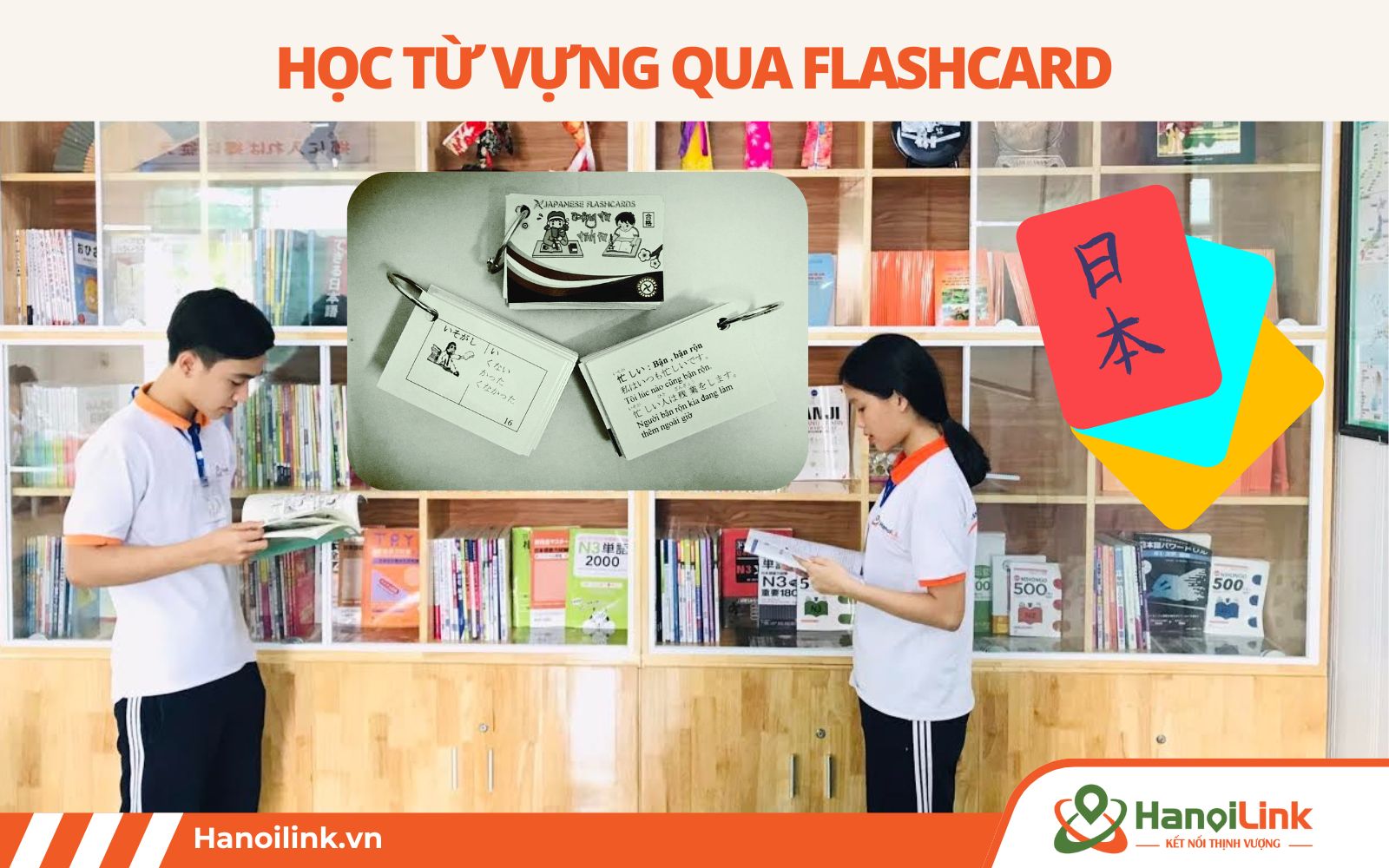 Cách học thuộc từ vựng tiếng Nhật hiệu quả qua flashcard