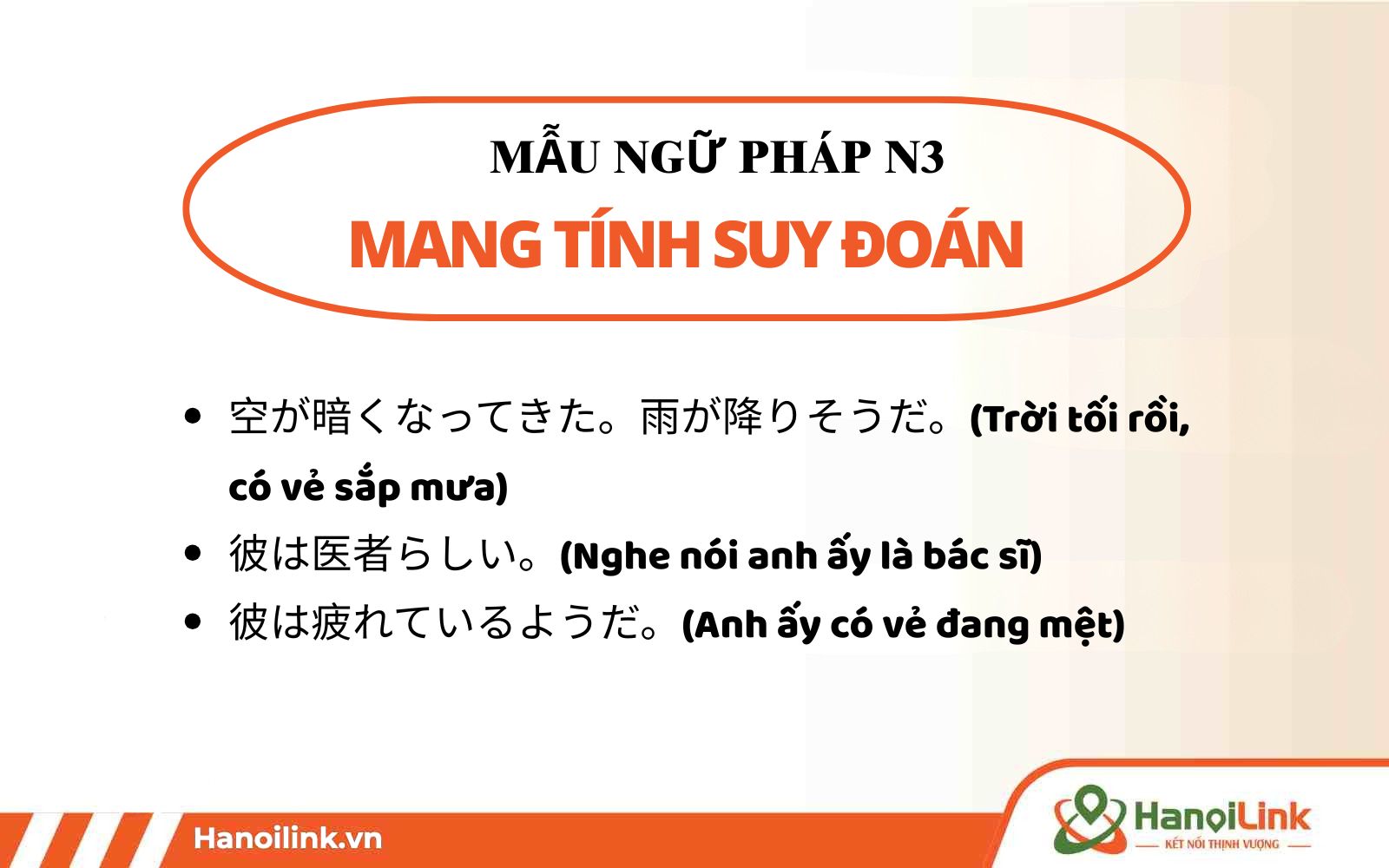 Tổng hợp ngữ pháp n3 đầy đủ nhất mang tính suy đoán