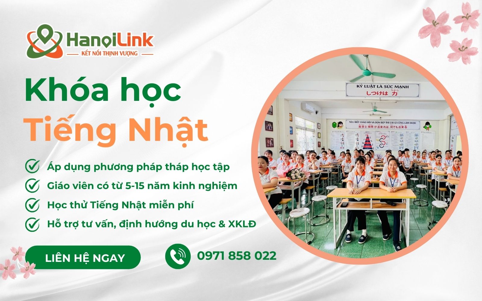 HanoiLink - Trung tâm đào tạo Nhật ngữ với các khóa học tiếng Nhật online/offline