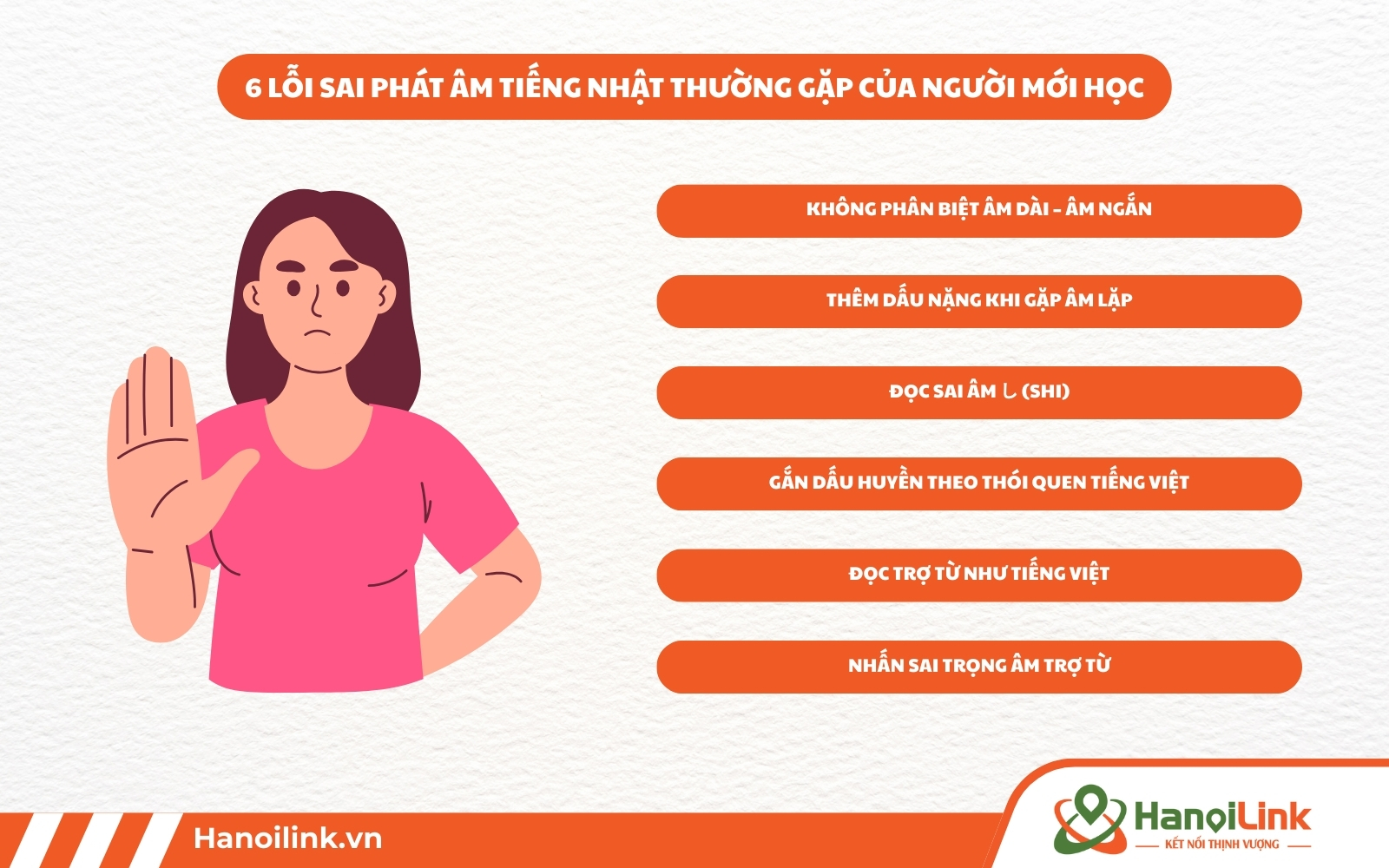 Một số lỗi sai phát âm tiếng Nhật cơ bản