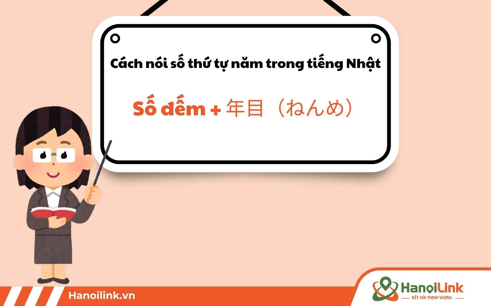 cách nói số thứ tự năm trong tiếng Nhật