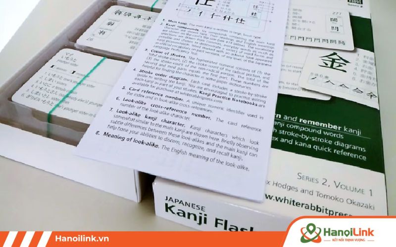 Nhớ 214 bộ thủ Hán tự Nhật Kanji bằng Flashcards