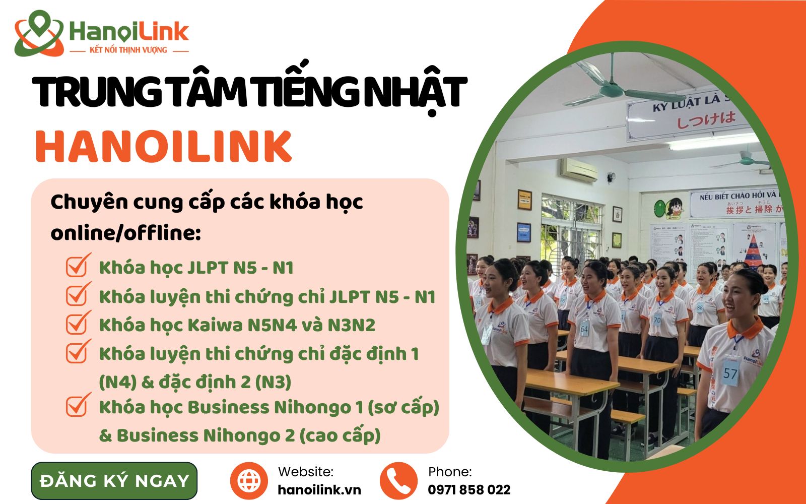 Trung tâm tiếng Nhật HanoiLink