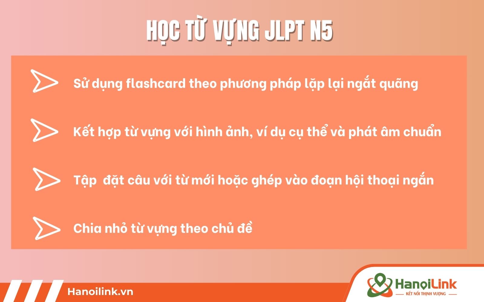 Cách học từ vựng JLPT N5