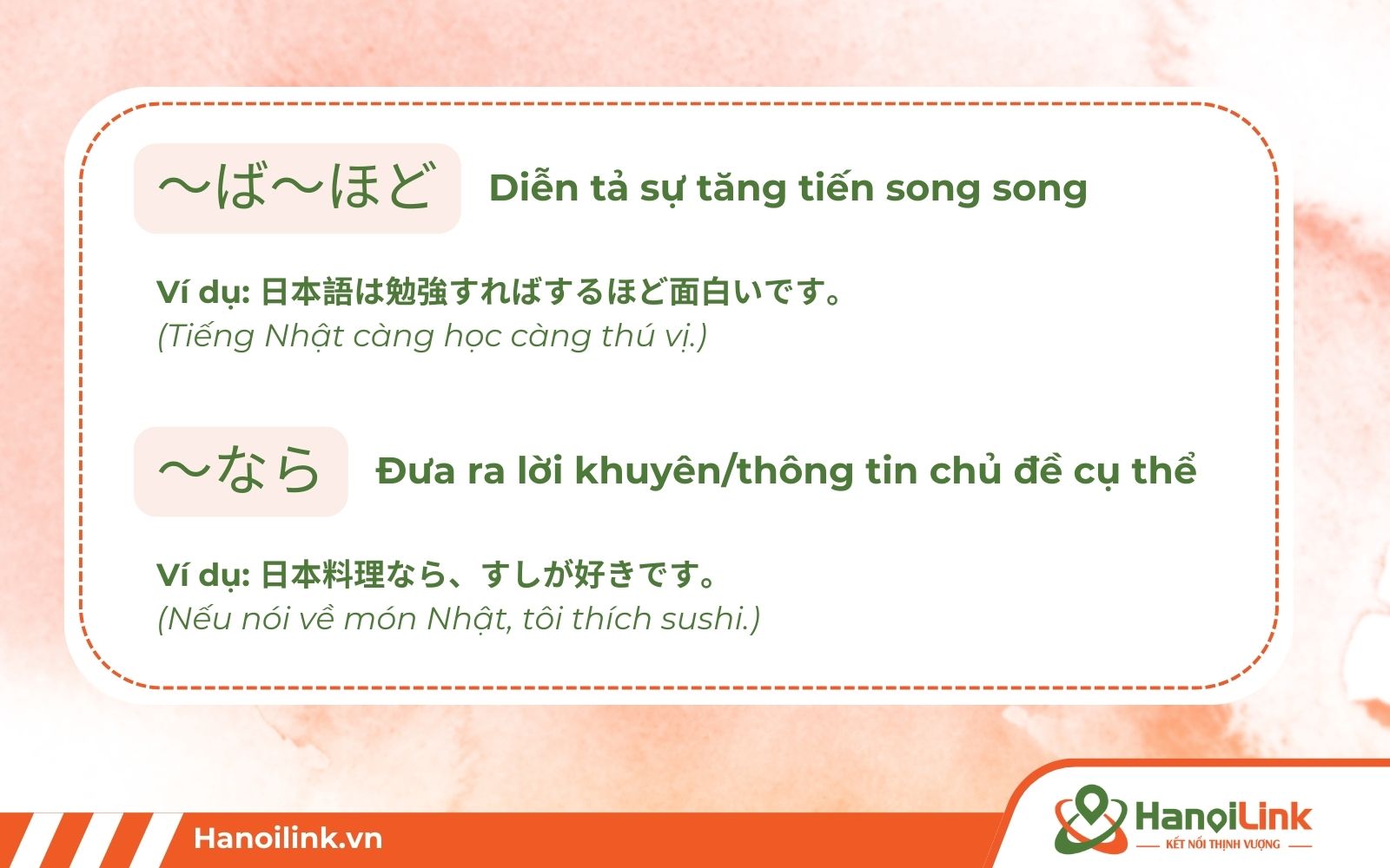 Ngữ pháp N4 tiếng Nhật thể điều kiện