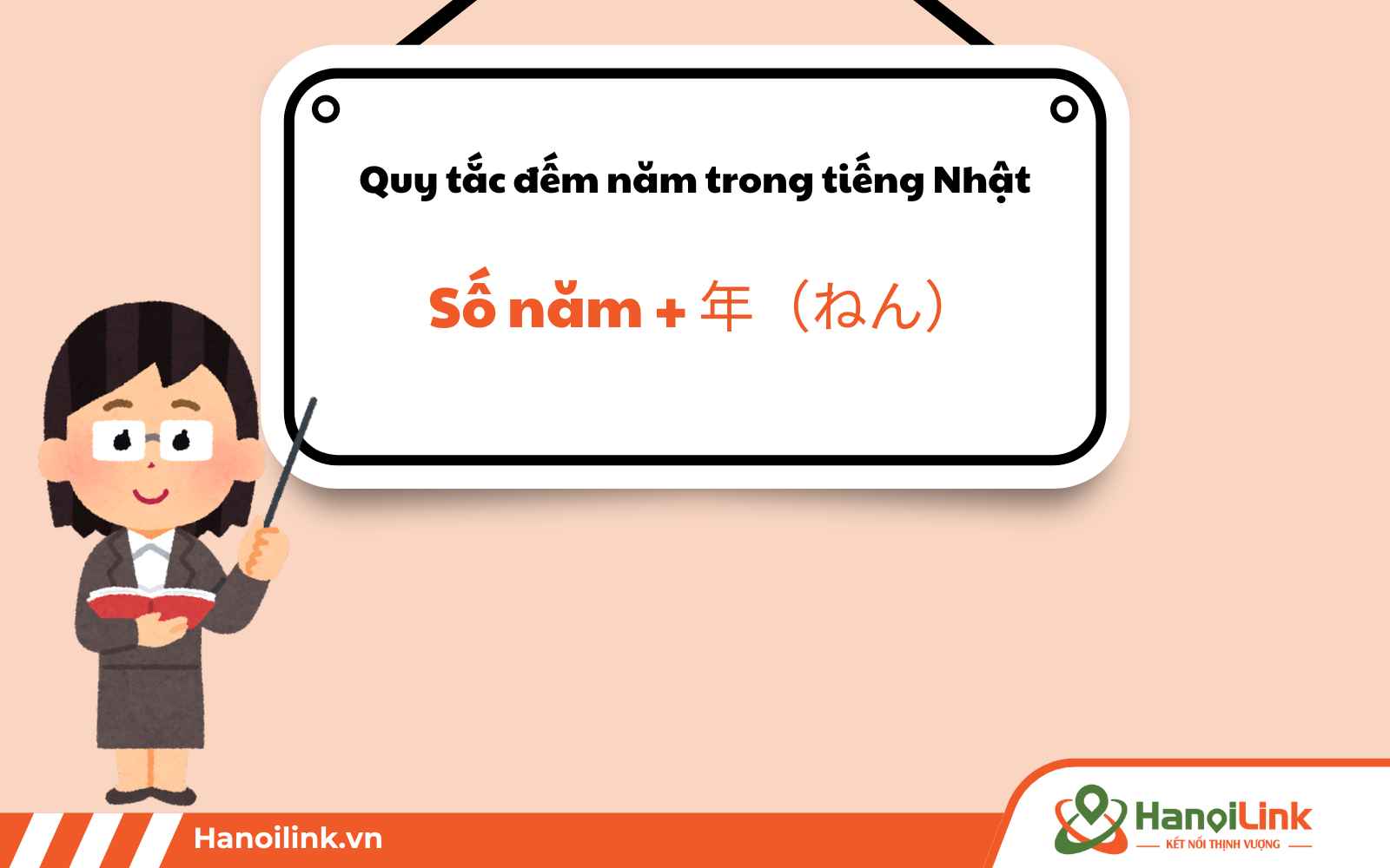 quy tắc đếm năm trong tiếng Nhật