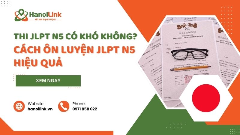 JLPT N5 tiếng Nhật có khó không?