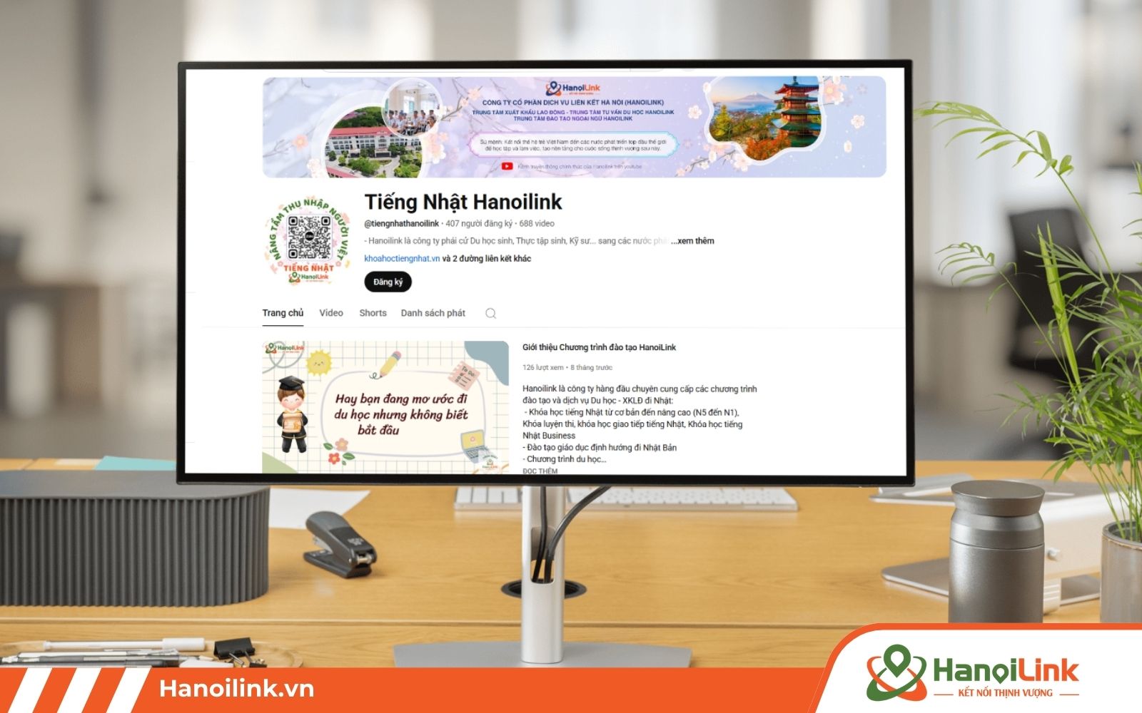 Tiếng Nhật Hanoilink - Kênh YouTube học tiếng Nhật hiệu quả, tốt nhất cho những người mới bắt đầu học tiếng Nhật
