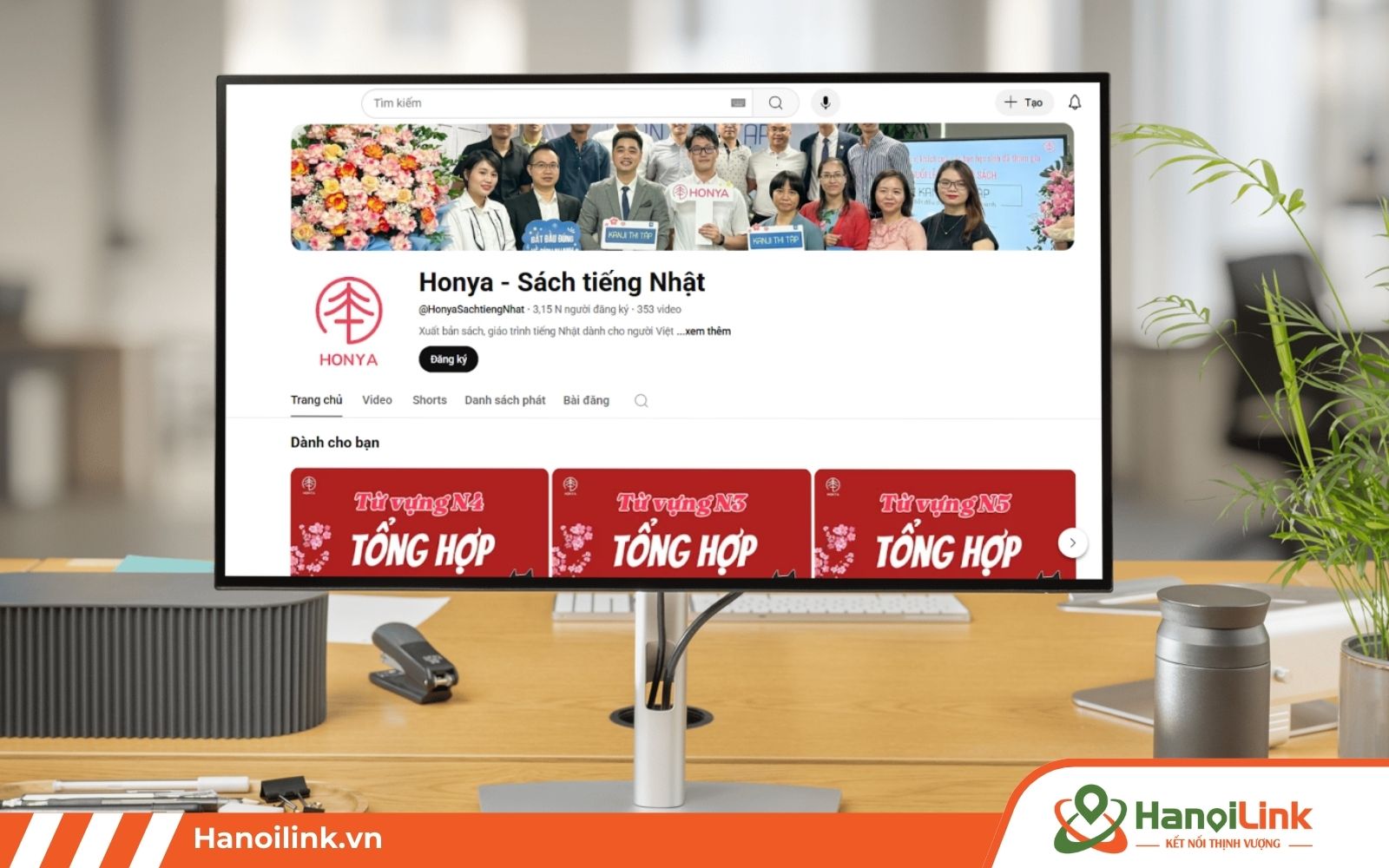 Honya - Sách tiếng Nhật là một trong những kênh Youtube tiếng Nhật giúp bạn rèn luyện phát âm, ngữ pháp, từ vựng,... hiệu quả