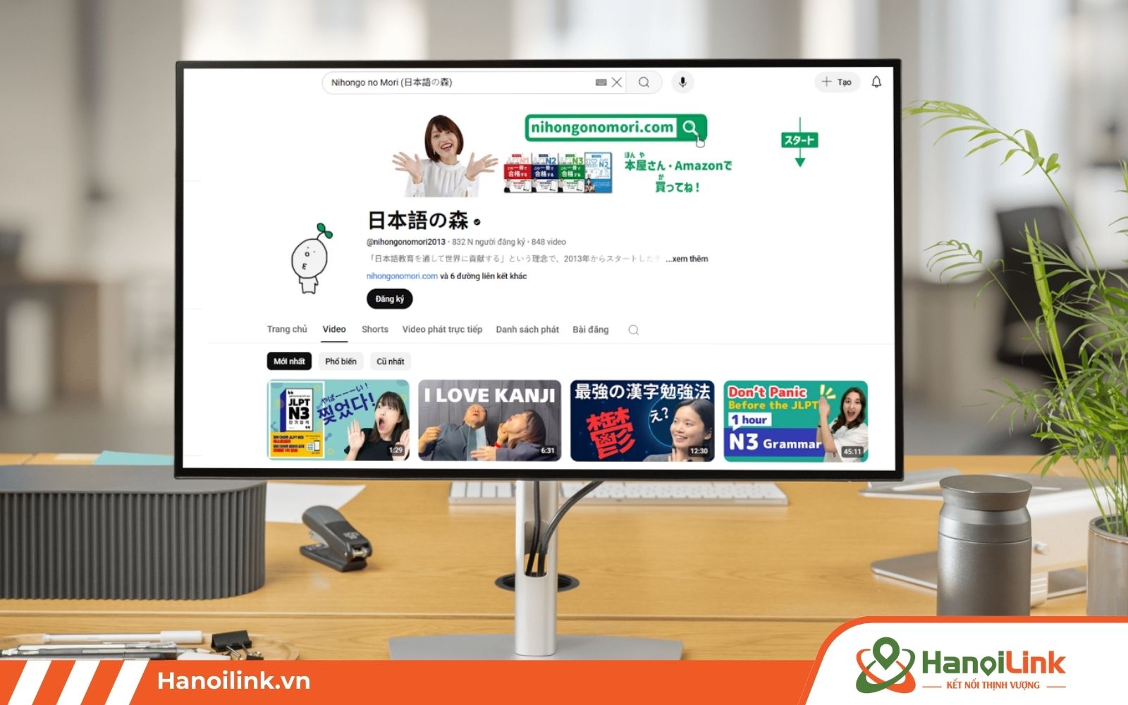 kênh Youtube Nihongo no Mori, bạn sẽ được học cùng giáo viên người Nhật