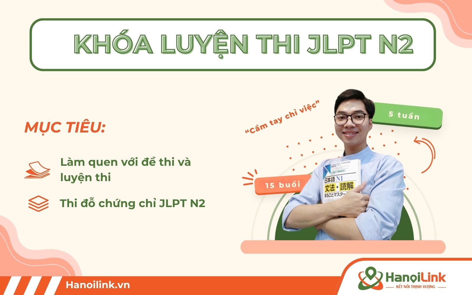 Tổng quan về khóa học tiếng Nhật luyện thi JLPT N2