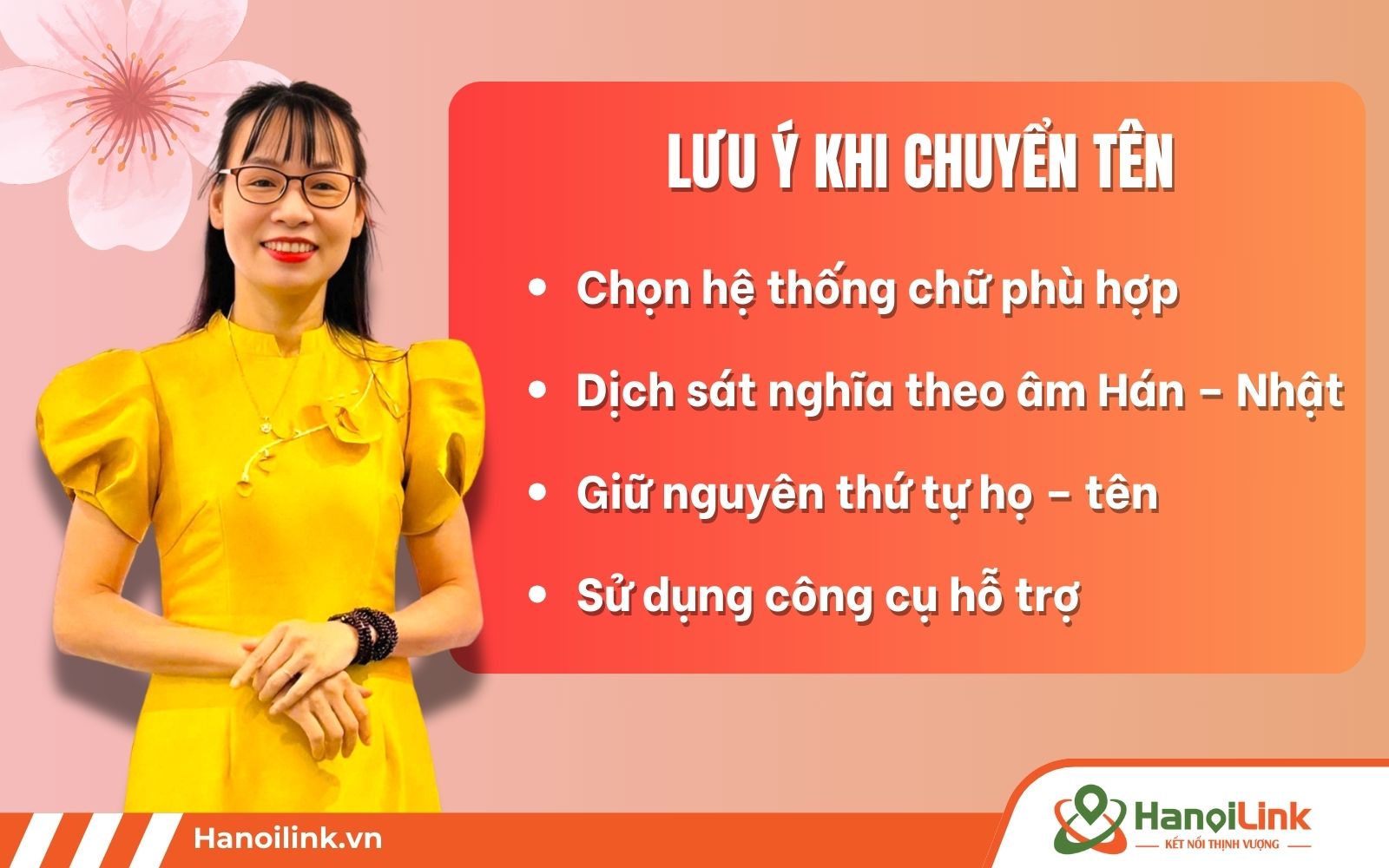 Lưu ý khi chuyển tên tiếng Việt sang tiếng Nhật