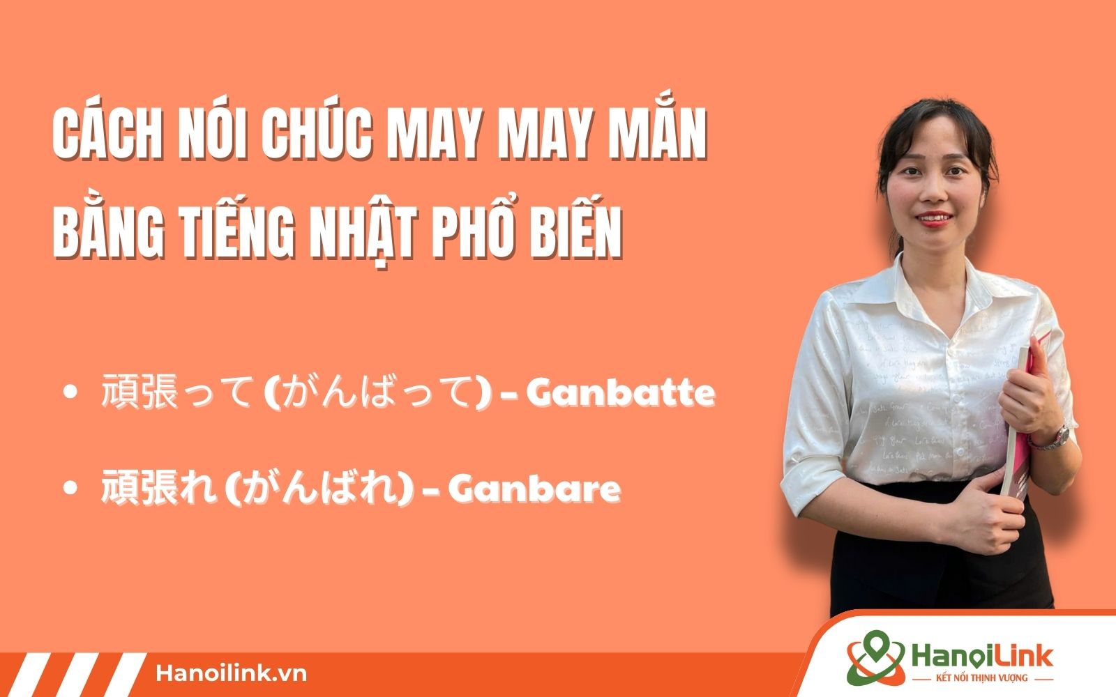 Mẫu câu chúc bạn may mắn tiếng Nhật thường dùng