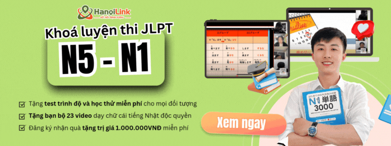 Luyện thi tiếng nhật HanoiLink