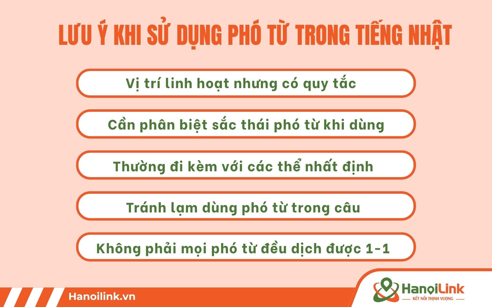 Khi dùng phó từ cần đặt đúng vị trí, chọn phù hợp ngữ cảnh và tránh lạm dụng