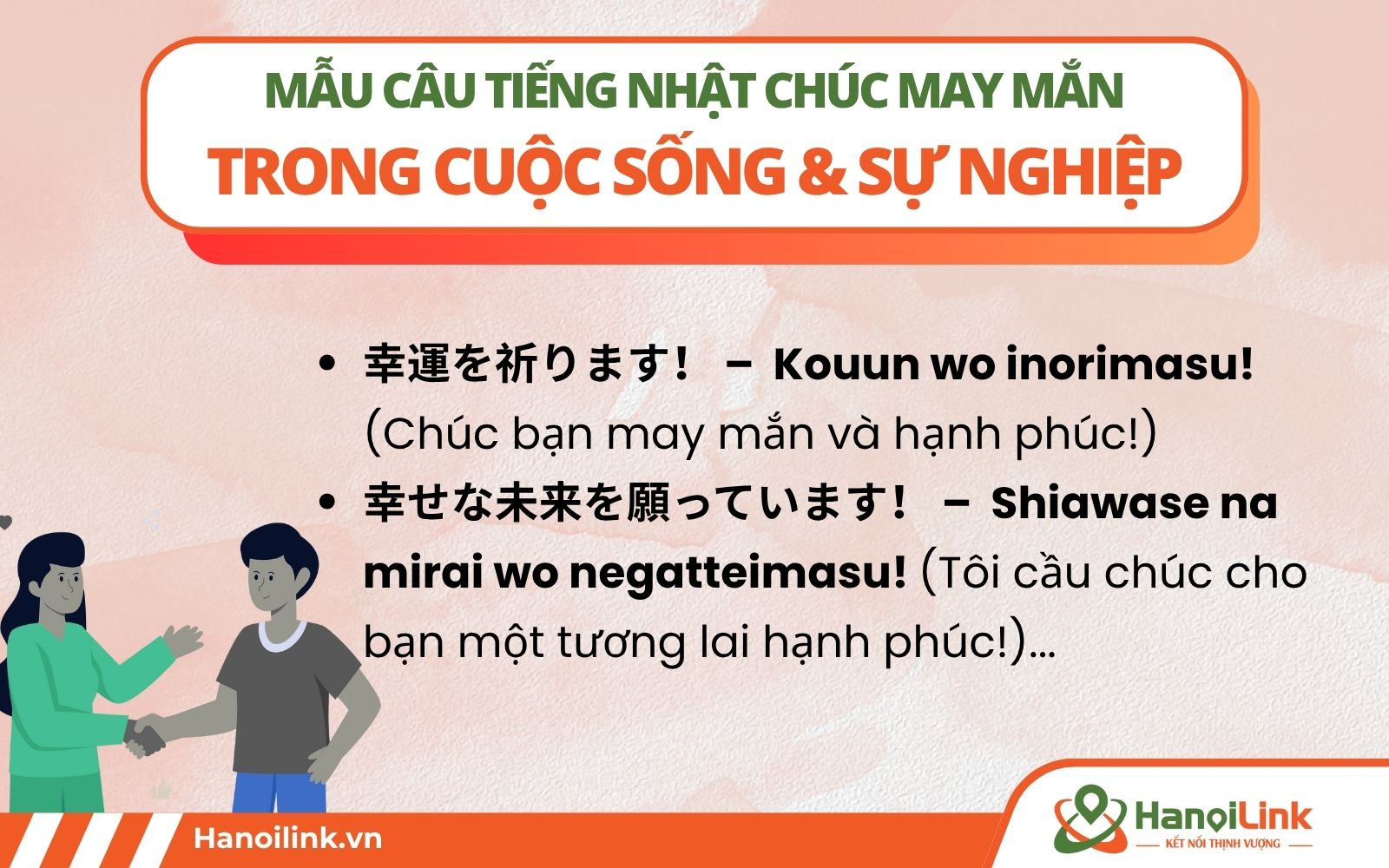 Tổng hợp những lời chúc may mắn bằng tiếng Nhật về cuộc sống và sự nghiệp