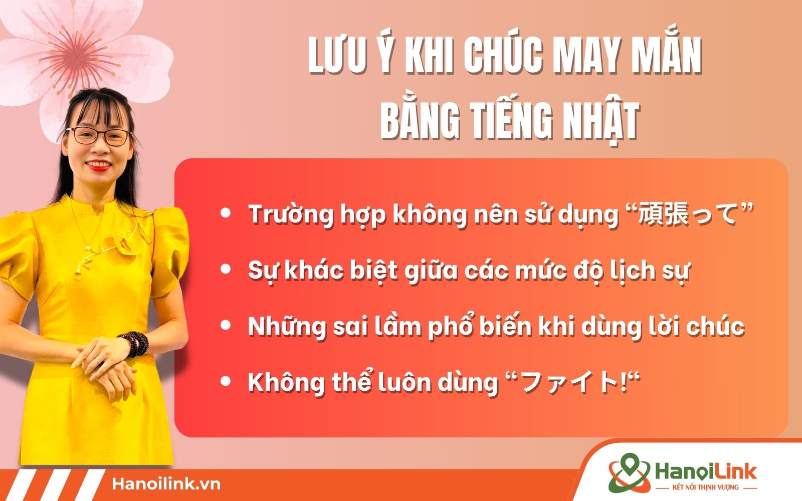 Đưa ra những lời chúc may mắn bằng tiếng Nhật phù hợp với từng hoàn cảnh