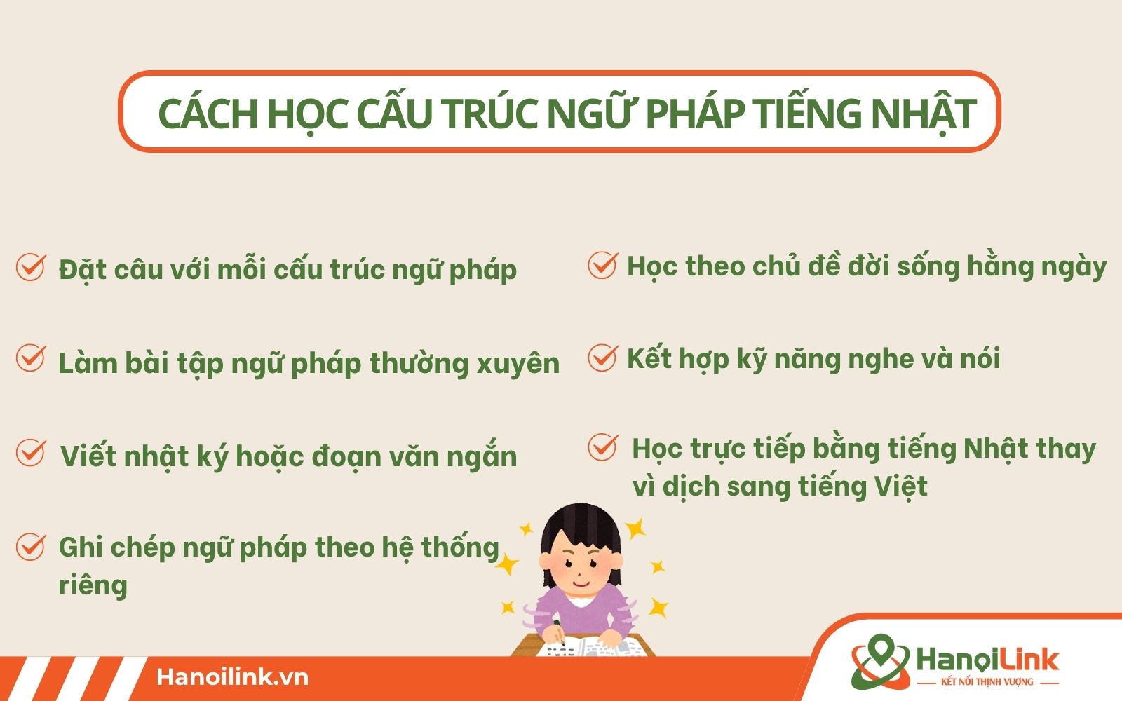 Hướng dẫn cách học cấu trúc ngữ pháp tiếng Nhật