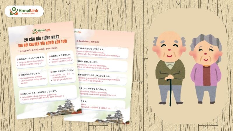 20 Mẫu Câu Tiếng Nhật Khi Nói Chuyện Với Người Lớn Tuổi