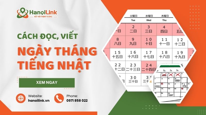 Cách đọc thứ ngày tháng trong tiếng Nhật