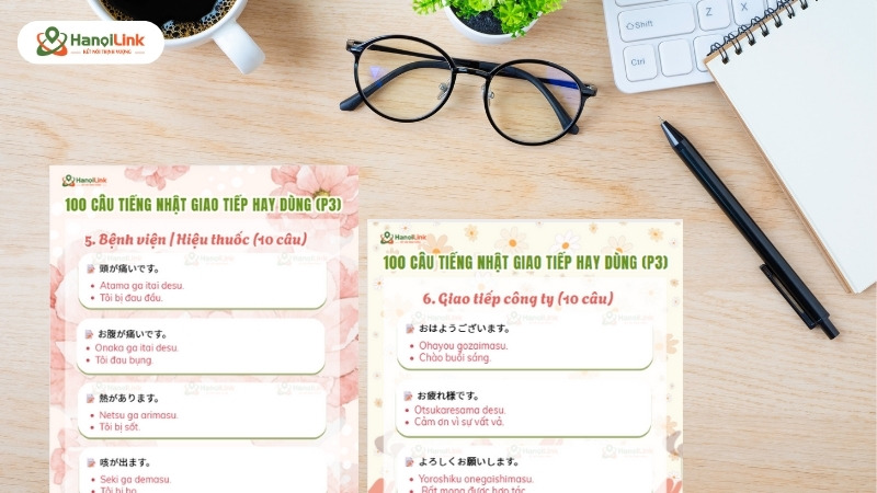 Sổ tay 100 câu giao tiếp tiếng Nhật thông dụng