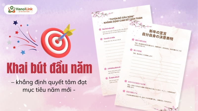 Khai bút đầu năm – khẳng định quyết tâm đạt mục tiêu 2025