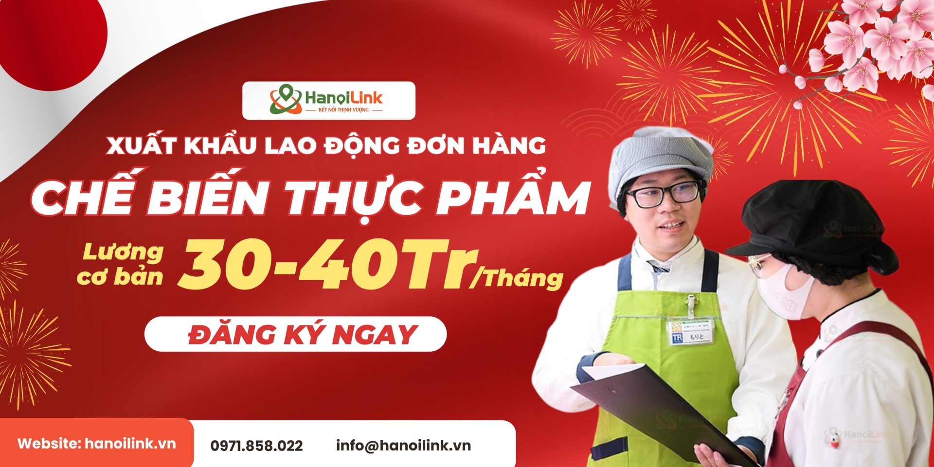 Đơn hàng XKLĐ Thực phẩm Nhật Bản