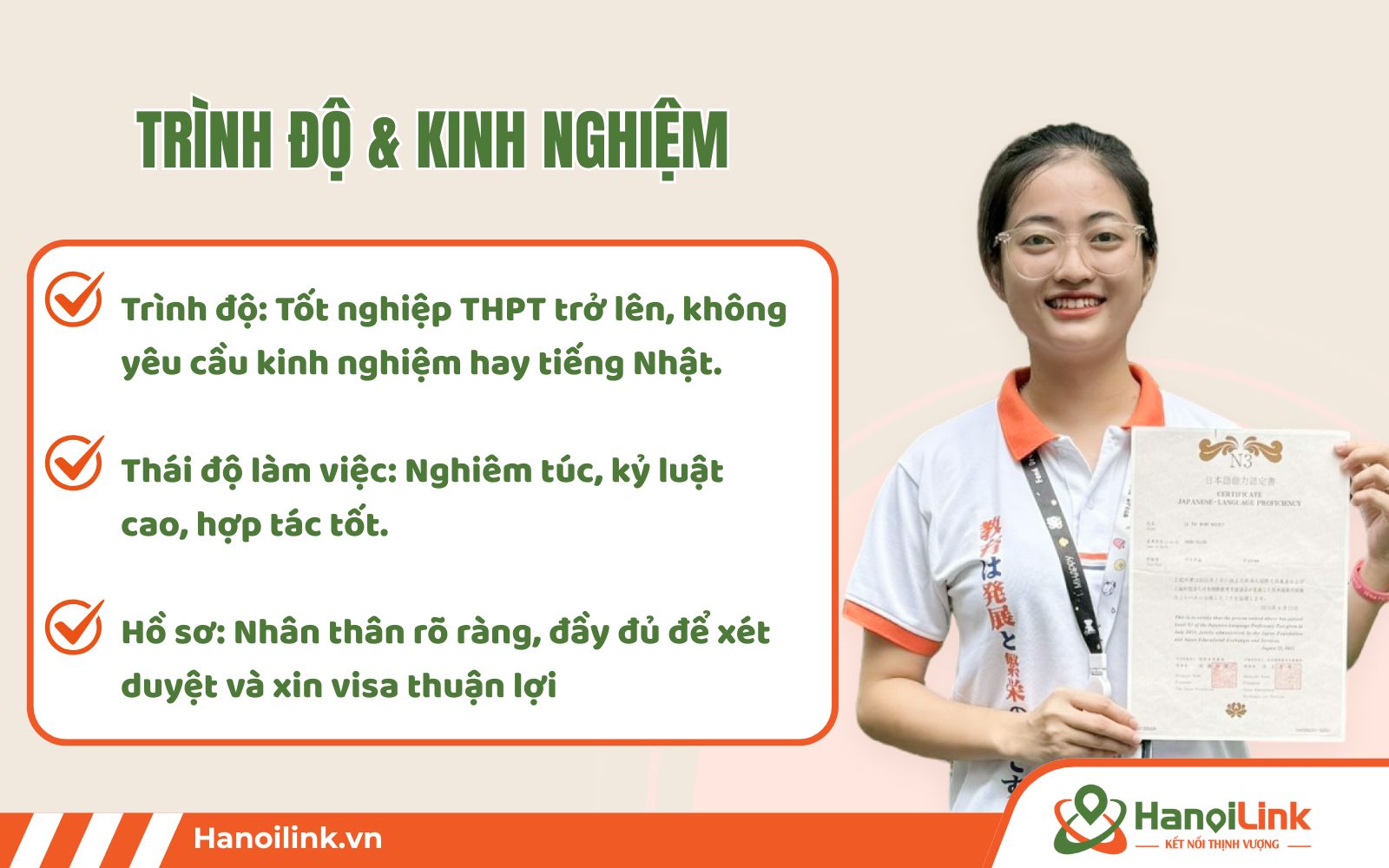 Yêu cầu độ tuổi cho đơn hàng XKLĐ Nhật Bản