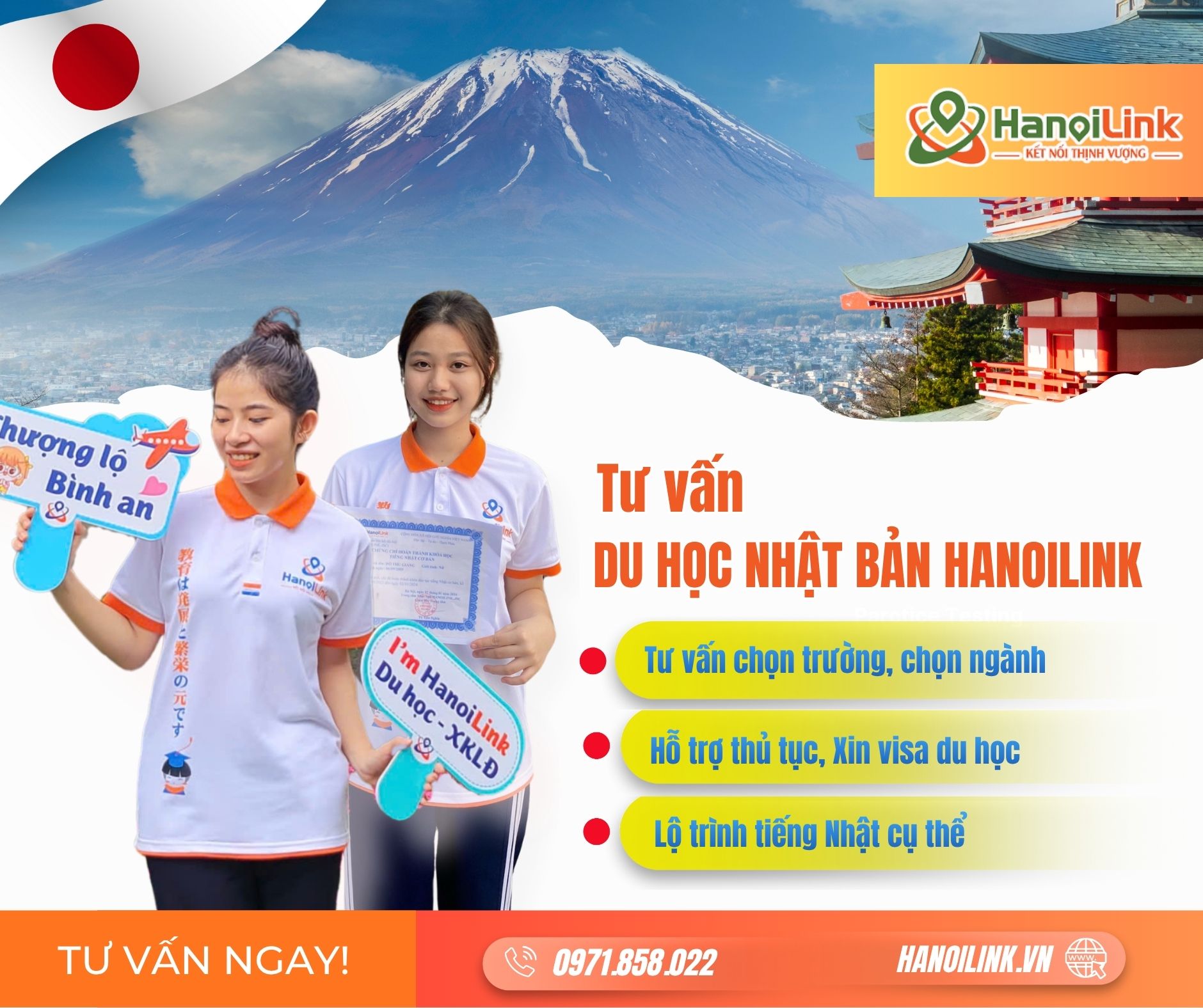 Công ty tư vấn du học Nhật Bản HanoiLink