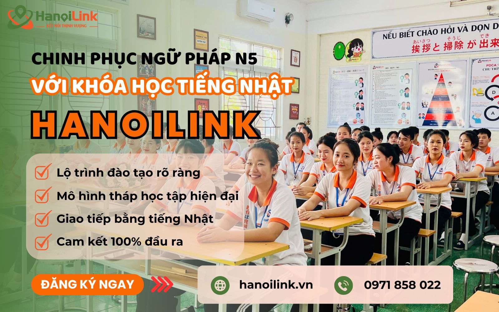 Chinh phục ngữ pháp N5 với khóa học tiếng Nhật tại HanoiLink