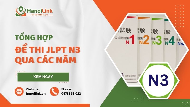 Top đề thi JLPT N3 kèm đáp án