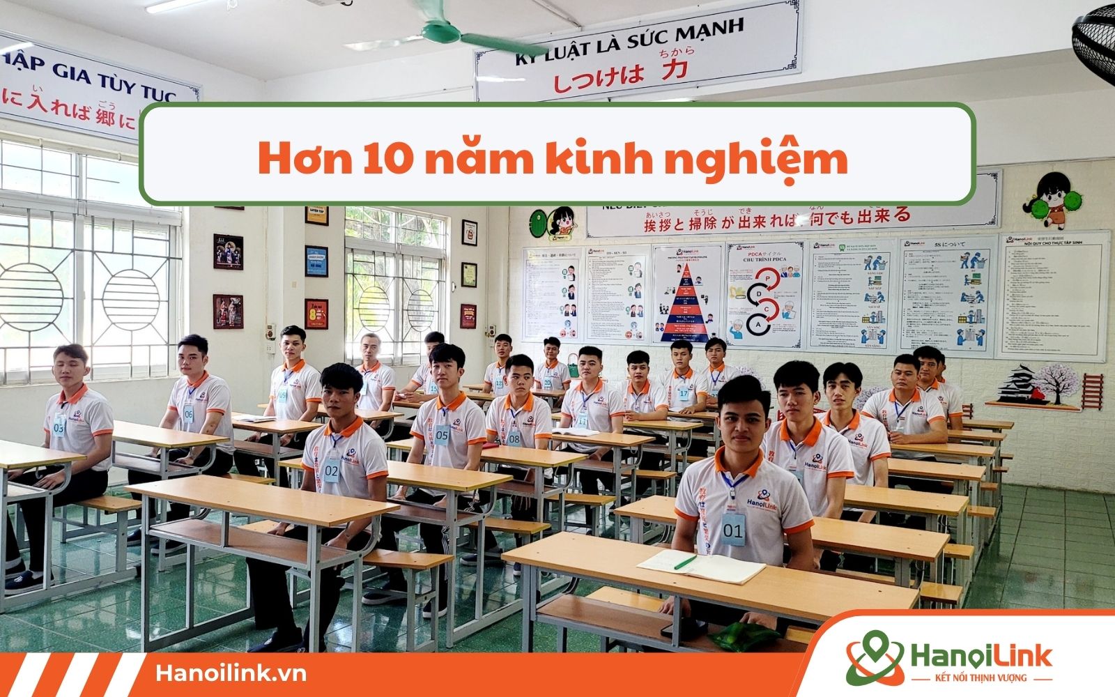 HanoiLink có hơn 10 năm kinh nghiệm trong lĩnh vực dào tạo