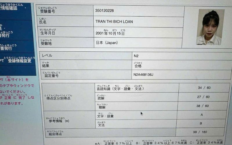 Thành tích học viên khi tham gia khoá học của thầy Sơn HanoiLink