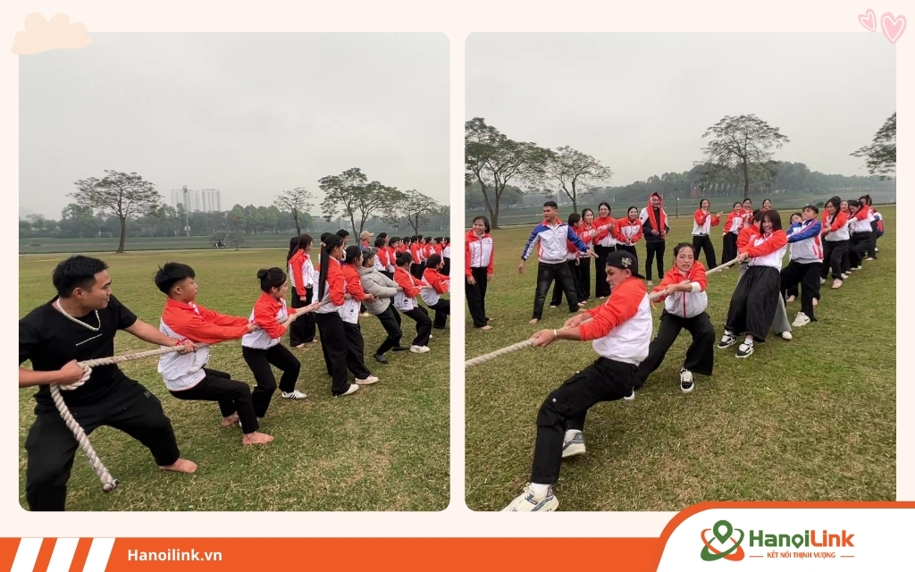 Học viên chơi trò chơi