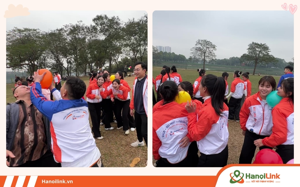 Học viên chơi trò chơi